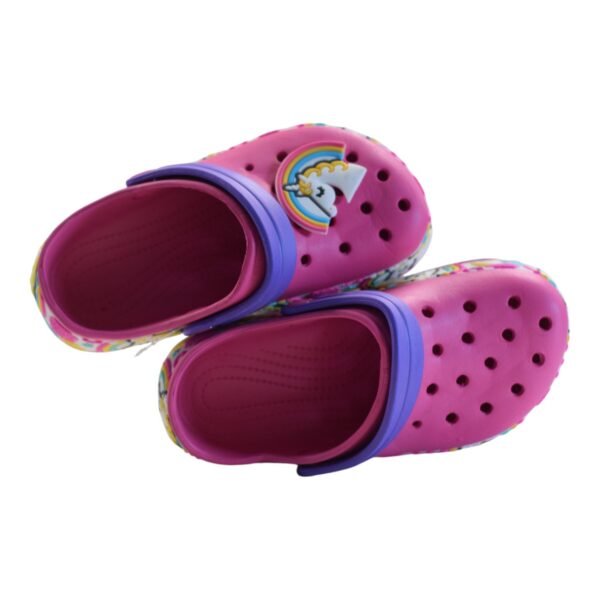 Crocs Rosadas Niña Unicornio