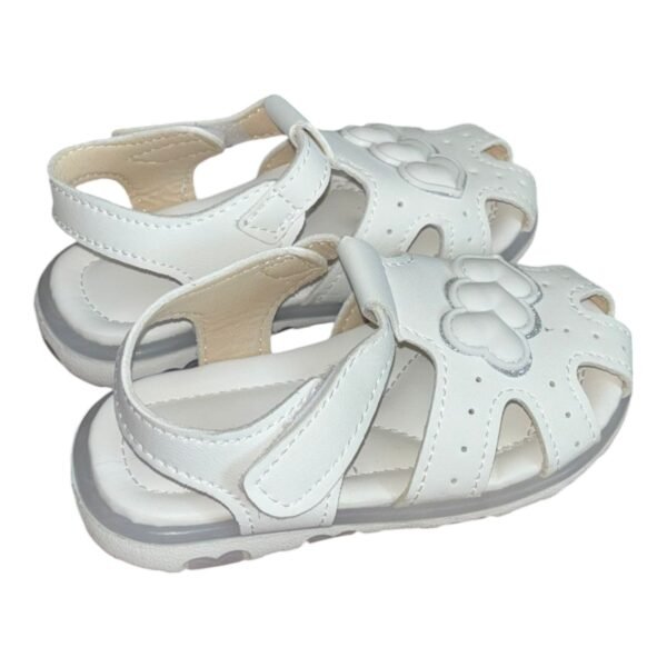 Sandalias Blancas Corazones