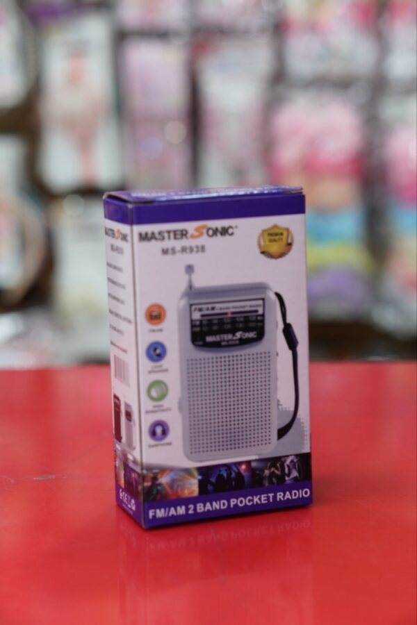 Radio de bolsillo AM/FM MasterSonic